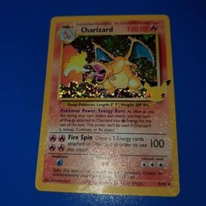 25th Anniversary Charizard 4/102.